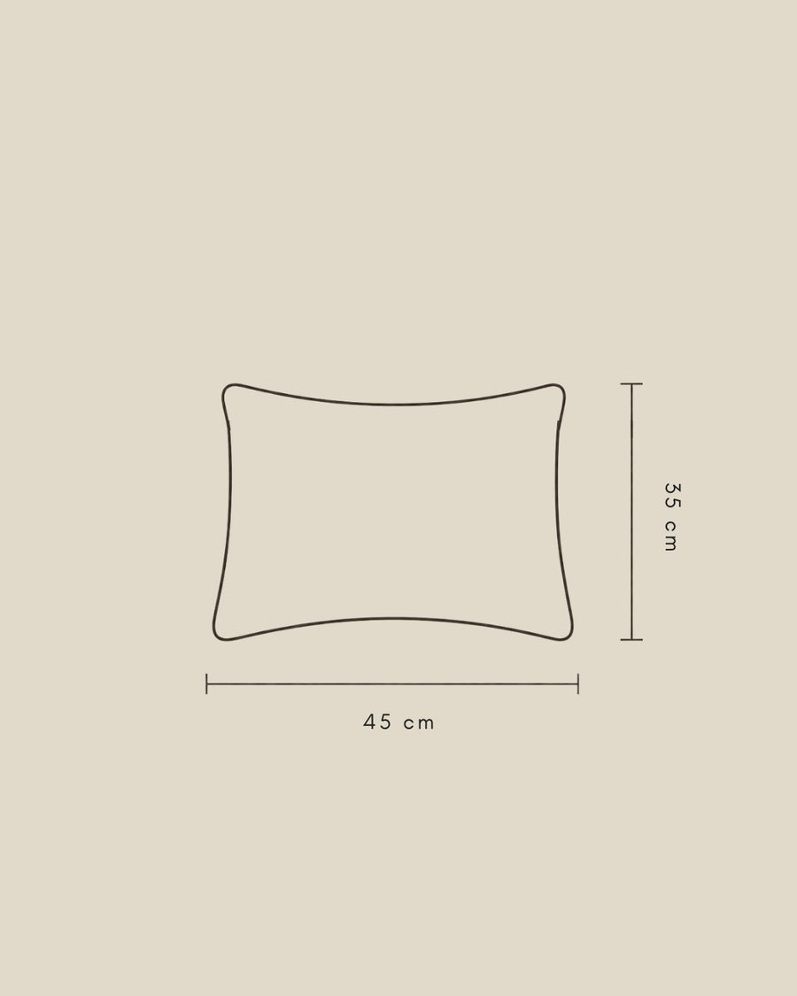 Raffia putetrekk — mål