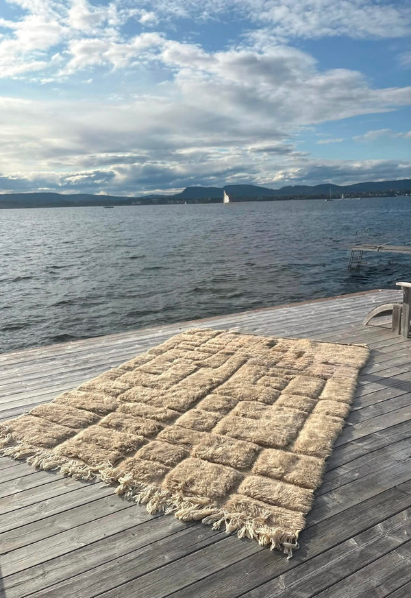 Beni Mrirt teppe Beige